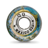 Sterling Silver 925 Dichroic Glass Bead with Radiant Elegance and Versatility